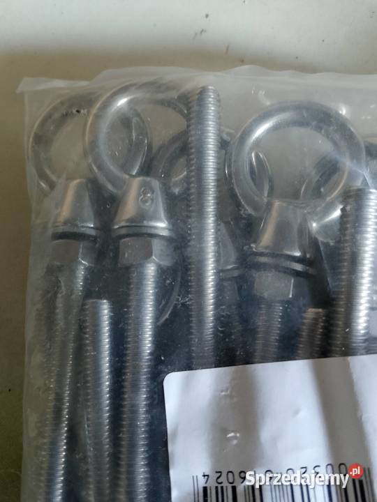 Śruba oczkowa 8 ze stali nierdzewnej wielkopolskie Ostrów Wielkopolski