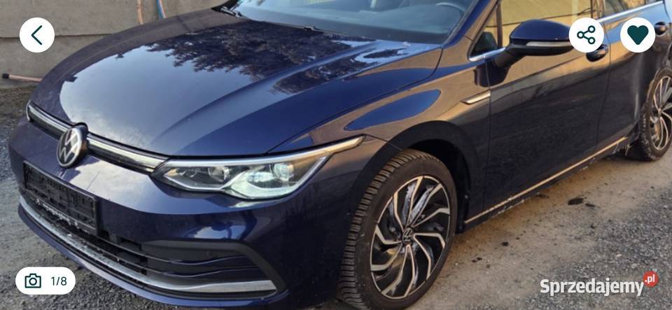 VW Golf 8 HB eTSI 150 MildHybryd autoalarm dolnośląskie Wrocław