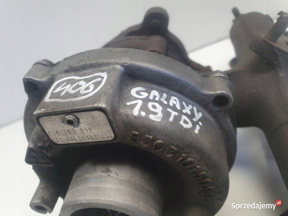 VW Sharan Alhambra Galaxy 19 TDI TURBOSPRĘŻARKA