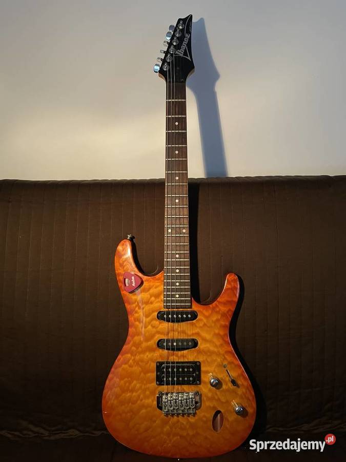 Elektryczna gitara Ibanez SA 160 QM AM 2001