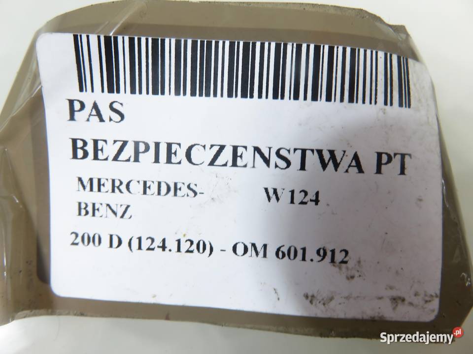 PAS PRAWY TYLNY MERCEDESBENZ W124 1248600585 małopolskie sprzedam