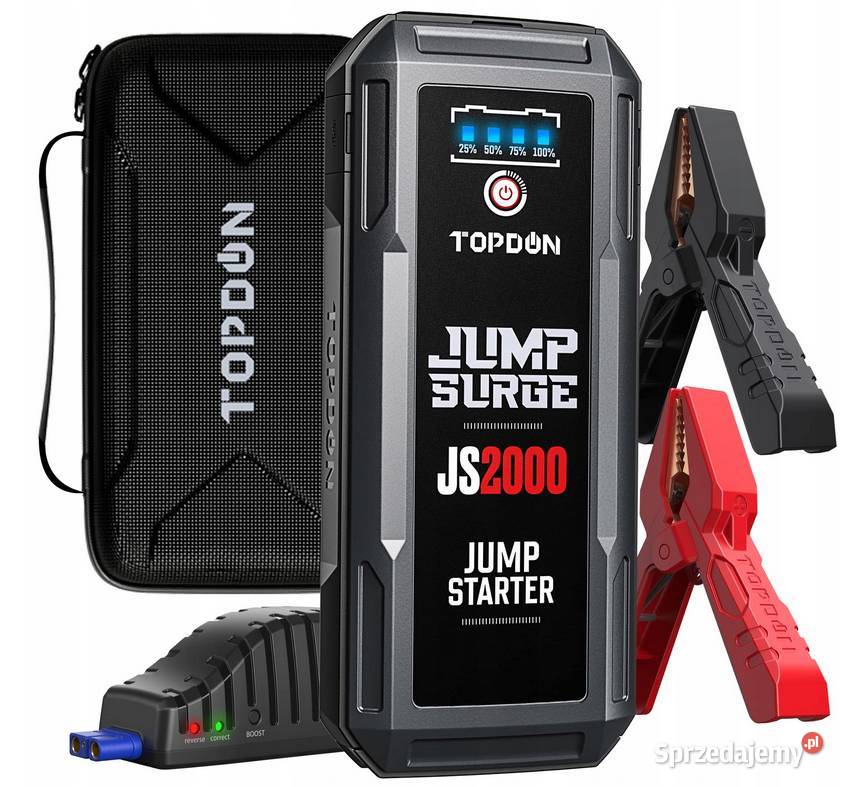 TOPDON JS2000 Jump Starter 2000A 16000mAh LED