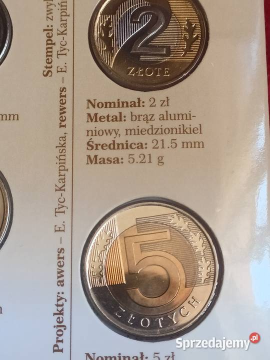 Polskie Monety Obiegowe UNC Siedlce