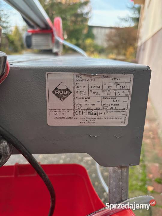 Przecinarka RUBI do gresu kamienia płytek Plewiska