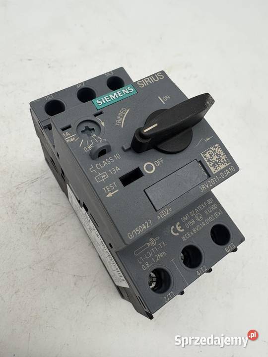 Siemens 3RV20110JA10 Wyłącznik silnikowy 071A sprzedam