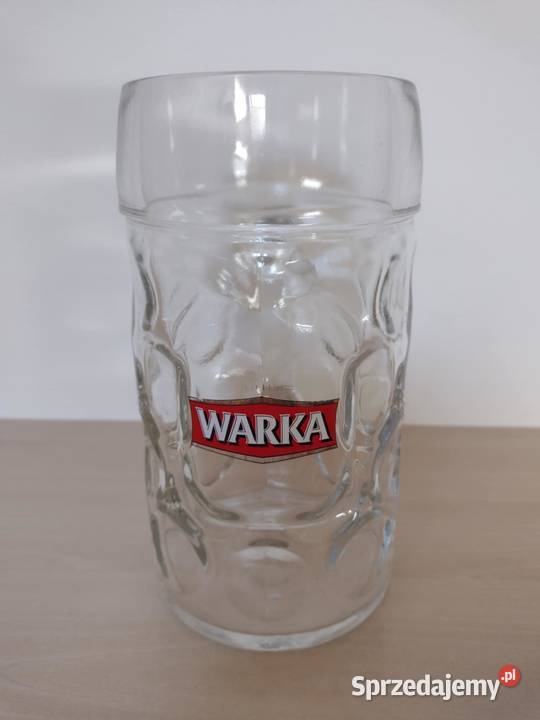 Tyskie Warka kufel kufle pokal do piwa 1 l nowe Warszawa