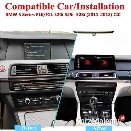 Radio Android 12 BMW F10 F11 123 gps wifi śląskie Ożarowice