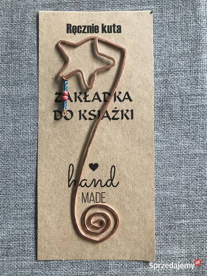 Zakładka do książki z miedzi ręcznie kuta Hand Warszawa sprzedam