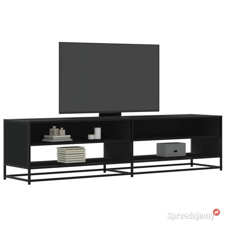 Szafka pod TV czarna 1805x40x46 materiał Warszawa