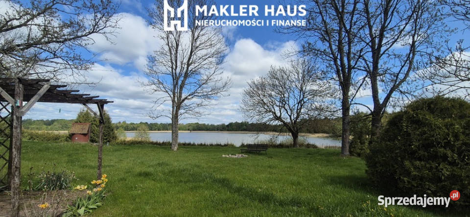 Domek jeziorem z prywatnym pomostem Mazury Stary Żabin