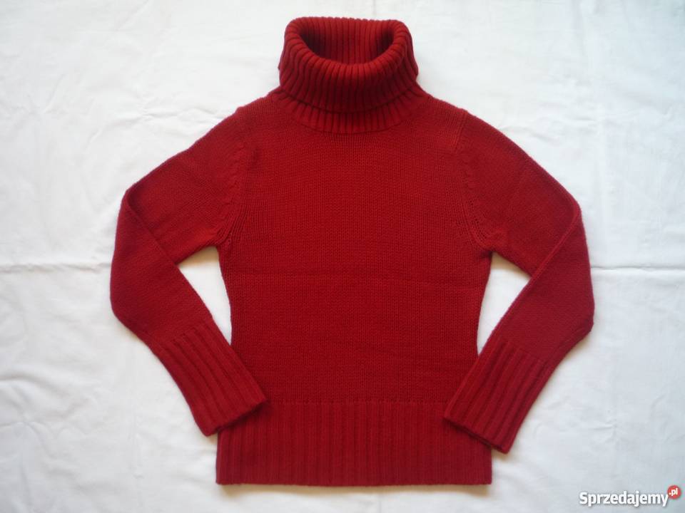 Promod 36S 38M Golf czerwony Sweter Nowy długi sprzedam