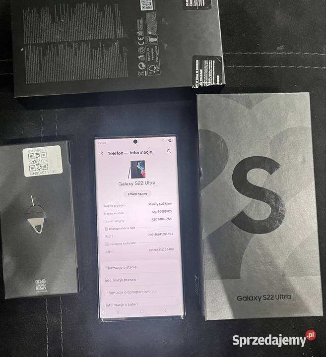 Samsung Galaxy S22 Ultra 512 GB Pamięć większa śląskie Przeczyce sprzedam
