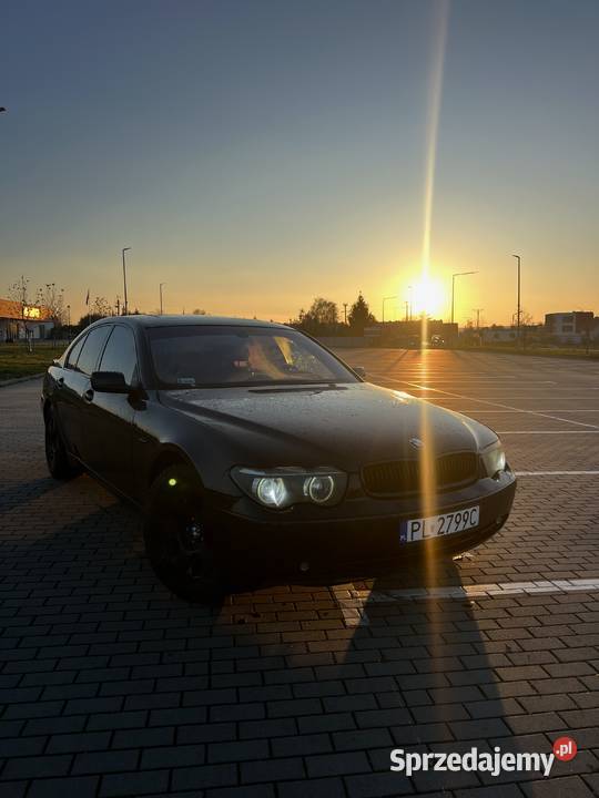 BMW E65 44 LPG uszkodzony wielkopolskie