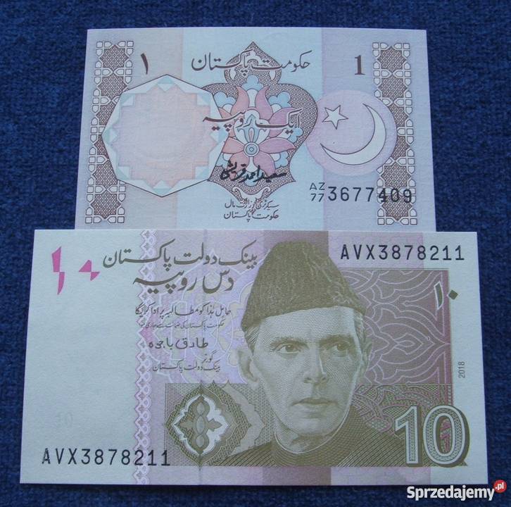 PAKISTAN Kolekcjonerskie Banknoty Zestaw 2 Numizmatyka Katowice