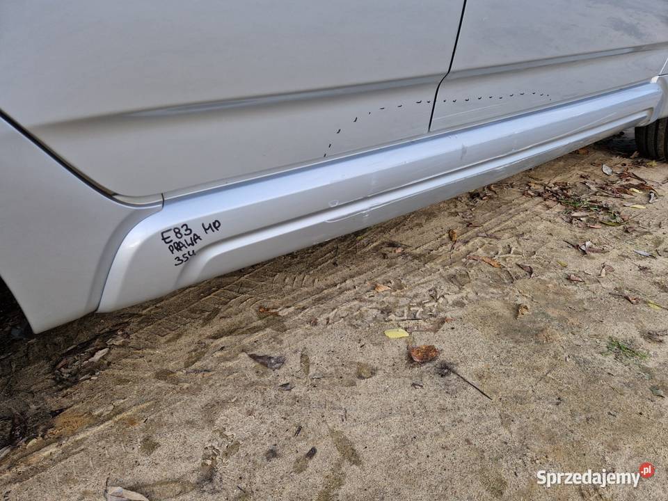 LISTWA PROGOWA PRAWA BMW X3 E83 M PAKIET 3547 Listwy i nakładki sprzedam