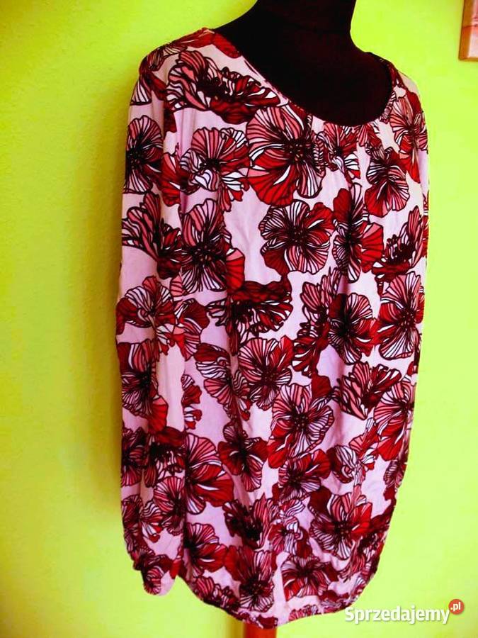 Bluzka wiskoza cienka 46 3XL biust 120 Bettyco Rozmiar 46 Siedlce