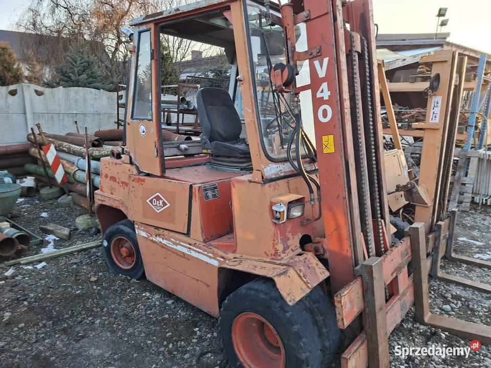 Wózek widłowy OK model V 40 Bolesławiec