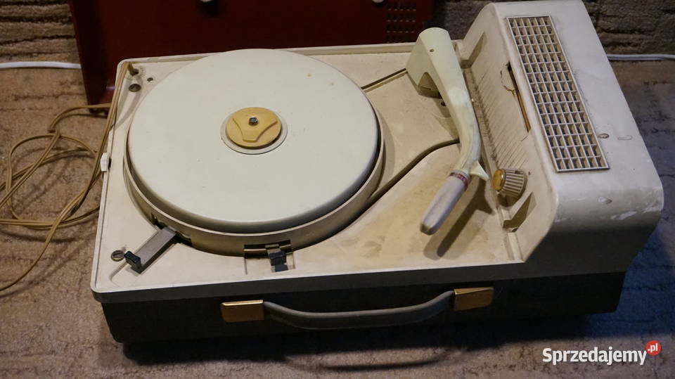 gramofon lampowy Philips Junior 1968 r Grabowo