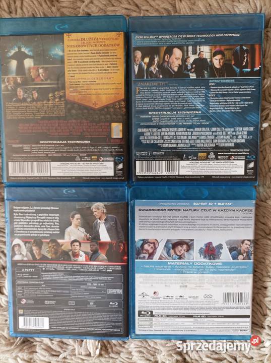 Sprzedam filmy Bluray Blu-ray Pabianice