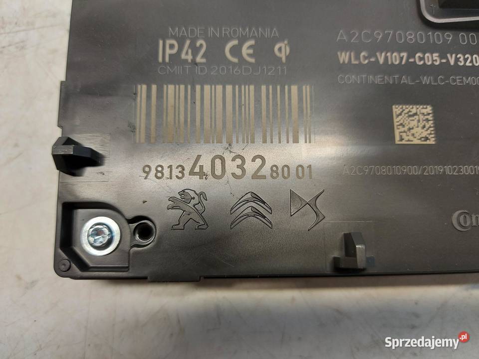 PEUGEOT 508 II Ładowarka indukcyjna 9813403280