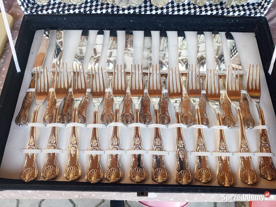 Sztućce posrebrzane Kalisz sprzedam