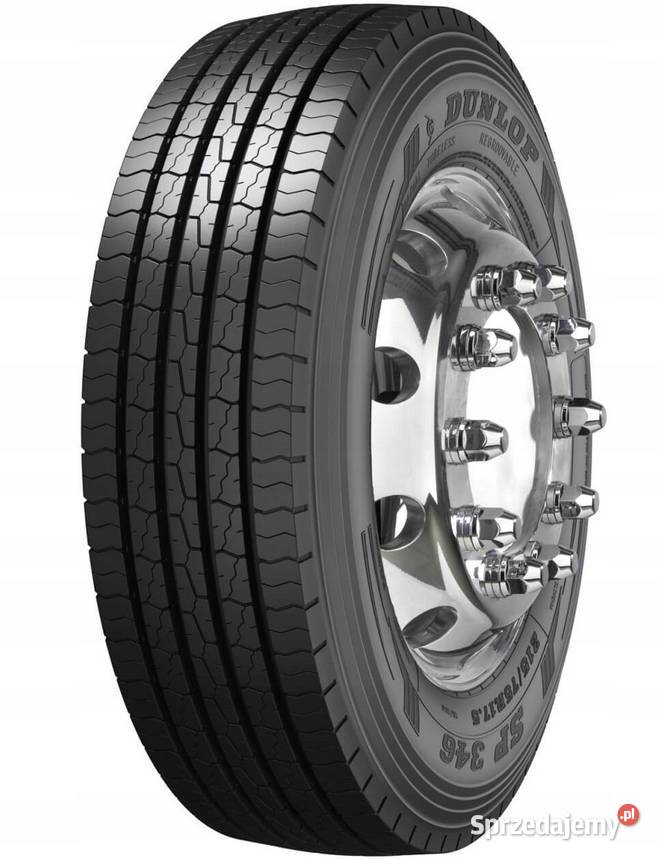 Opona 315/80R22.5 Dunlop SP346 156/150L TL M+S 3PMSF Przód Biłgoraj ...