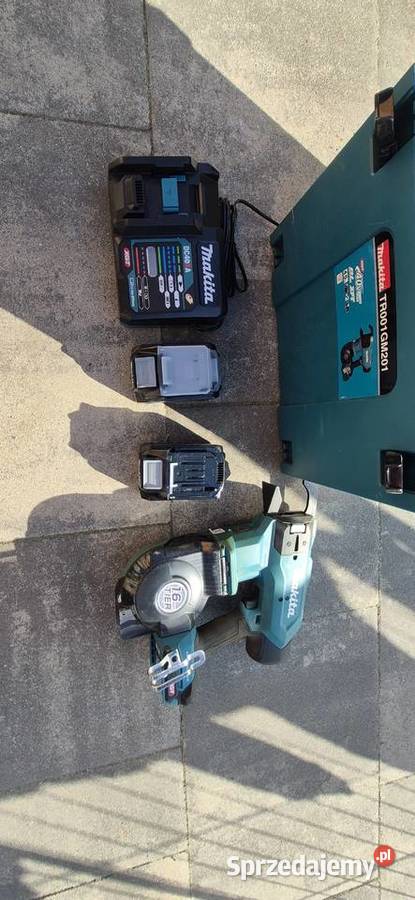 Wiazarka Makita TR001GM201. Pełny zestaw.  Ładowarka + 2 baterie 40v 4.0 AH