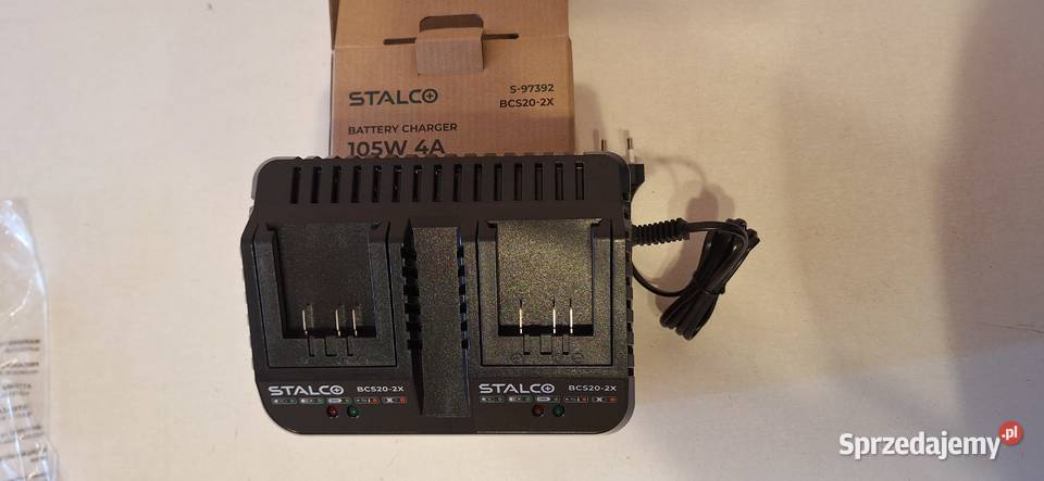 3x Baterie STALCO 8ah S97397 podwójna ładowarka świętokrzyskie sprzedam