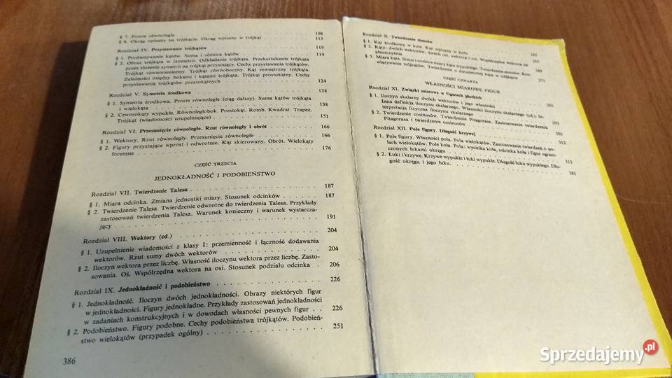 Geometria klas 1 2 liceum i 1 2 i 3 technikum Gdańsk