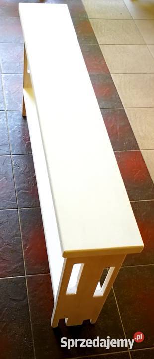 Ławka drewniana kwietnik półka regał drewniany 90cm Radków