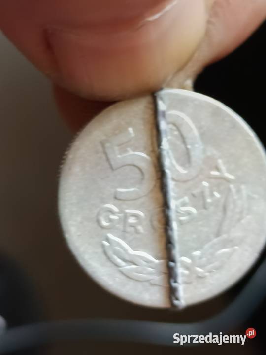 Sprzedam monete 50 groszy 1957 mala skretka Chełm