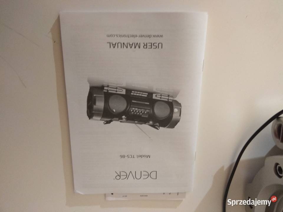 DENVER TCS86 Boombox RadioCDMP3USB kompatibel śląskie Katowice