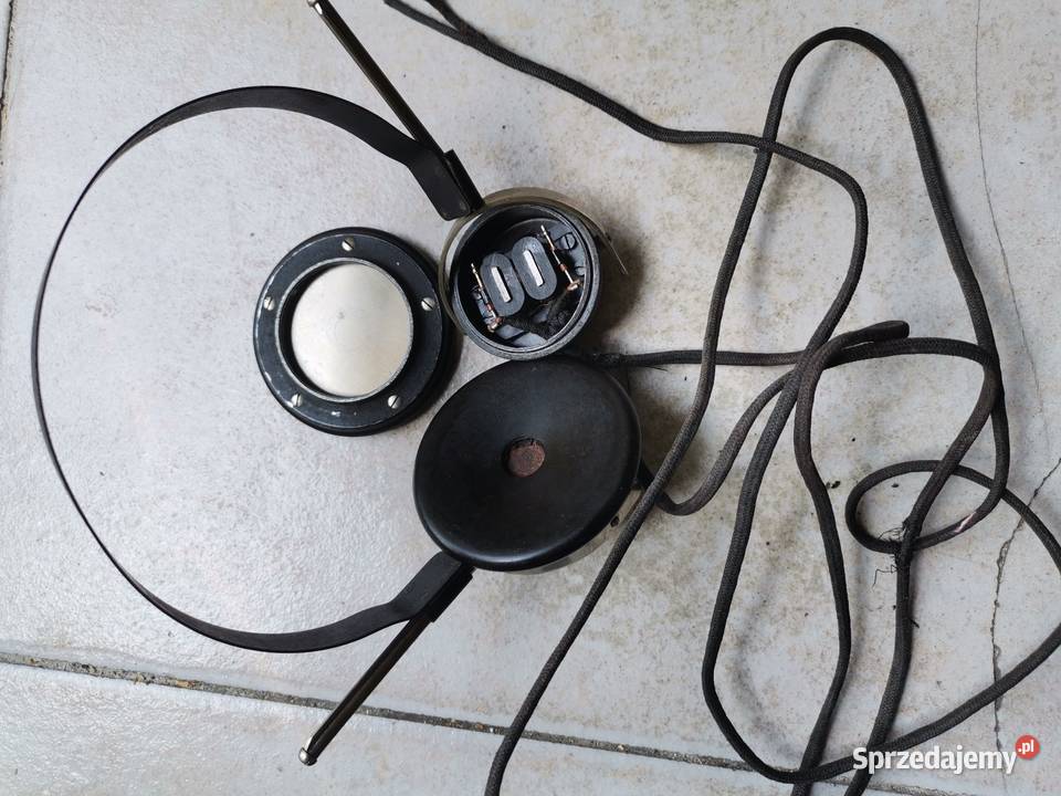 Stare słuchawki do detefon radio kryształkowe z małopolskie