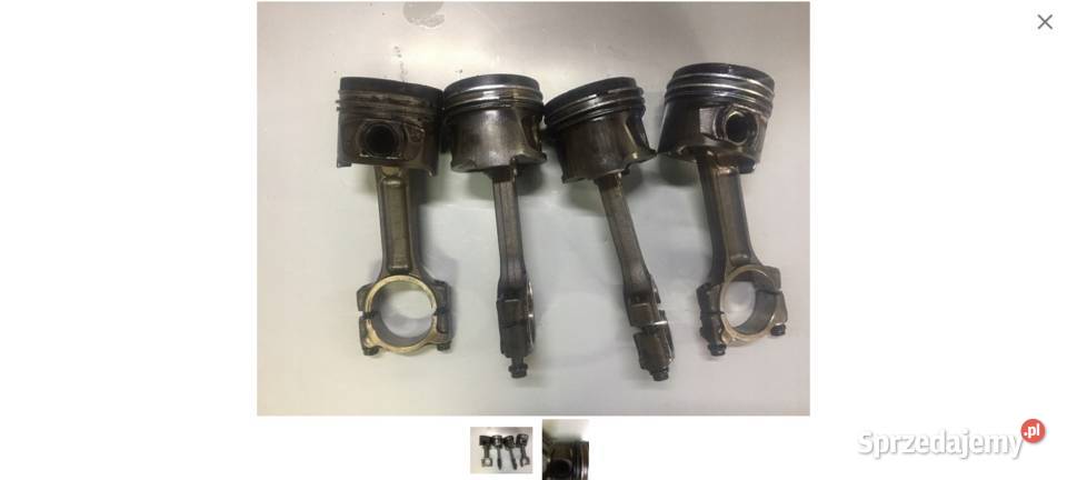 Tłok korbowód nissan Qashqai Juke 15dci K9KD430