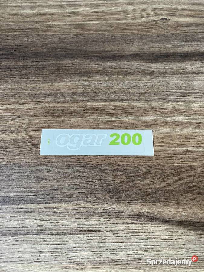 NOWA POLSKA naklejka zielona OGAR 200 romet Elementy nadwozia Części motocyklowe