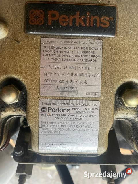 Perkins 404C22 HP Kompletny Części i osprzęt rolniczy wielkopolskie