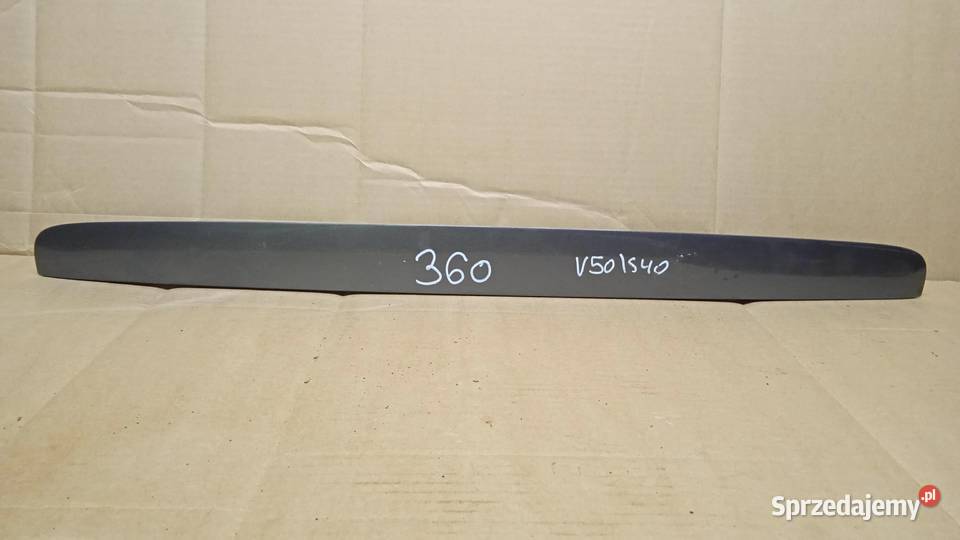 VOLVO S40 II SEDAN BLENDA KLAPY TYŁ MIKROSTYK Zbierkowo