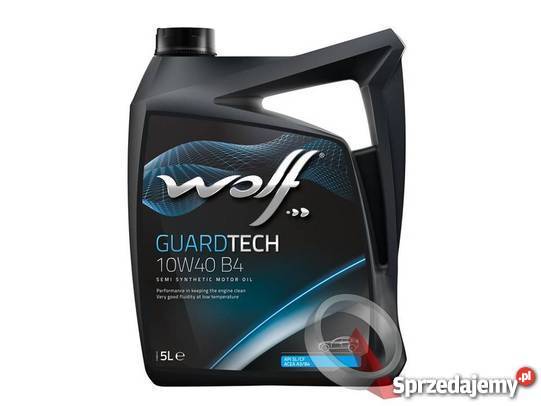 OLEJ WOLF GUARDTECH 10W40 B4 5L ŁÓDŹ WARSZAWA Toruń