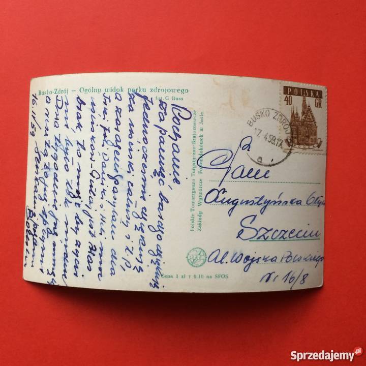 985 Widokówka BuskoZdrój Szczecin