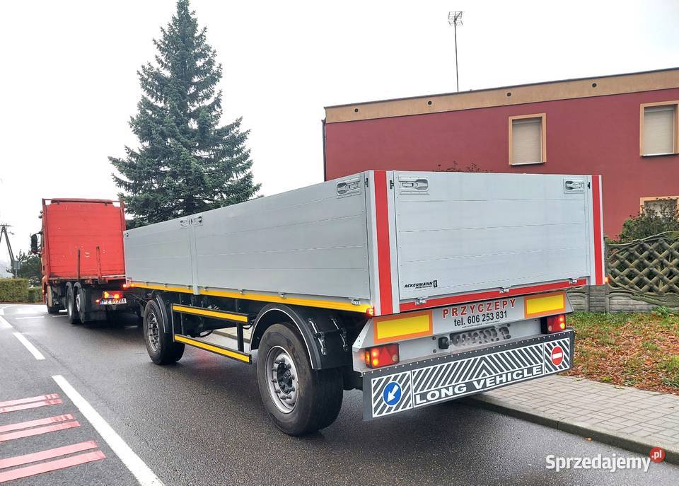 przyczepa do przewozu materiałów budowlanych burtowe Stęszew