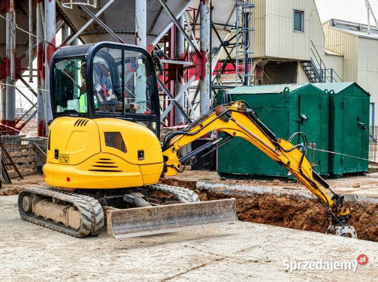 Minikoparka Minikoparka Koparka Prace roboty mazowieckie Wiązowna usługi budowlane