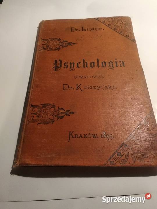 Doktor lindner opracował doktor Kulczyński 1895r