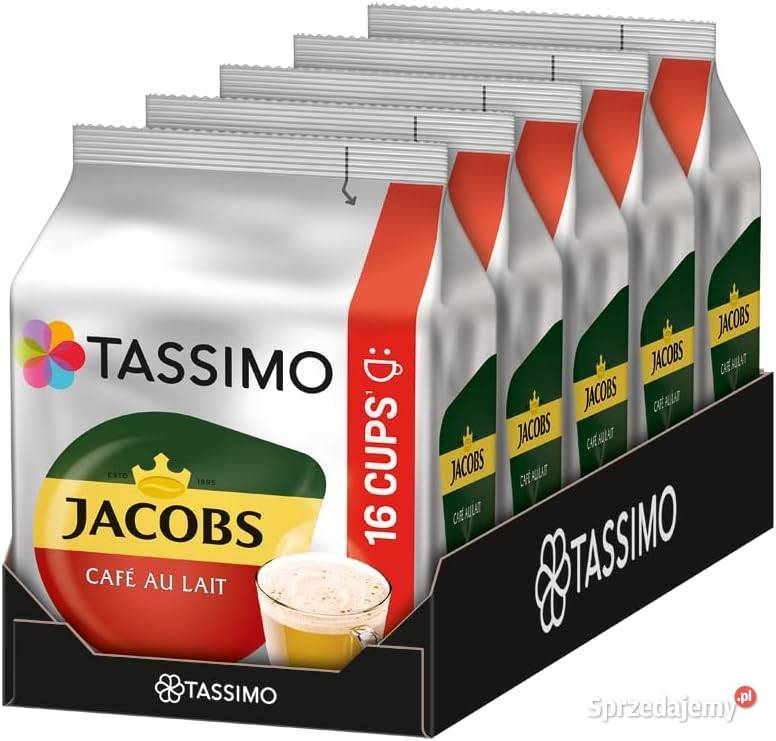 Kapsułki Tassimo Jacobs CAFE AU LAIT 80 sztuk opolskie