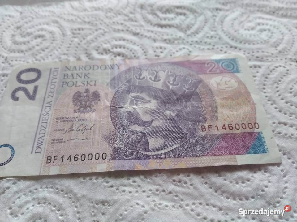 Banknoty kolekcjonerskie 20 zl Kraków sprzedam