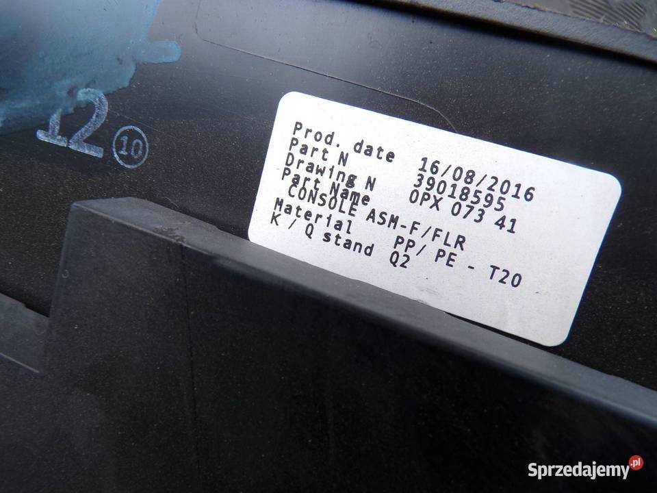 OPEL ASTRA K 5 V PODŁOKIETNIK TUNEL EUROPA kujawsko-pomorskie