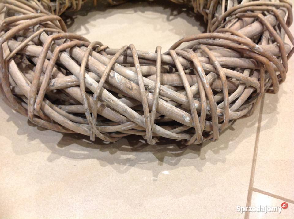 Wianek Ratanowy Wiklinowy Duży Nowa Sól