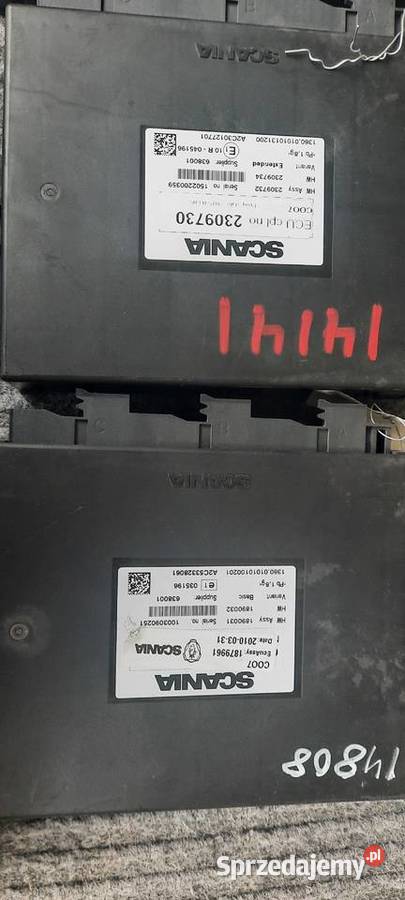 Koordynator ECU C007 SCANIA R euro 6 świętokrzyskie Staszów