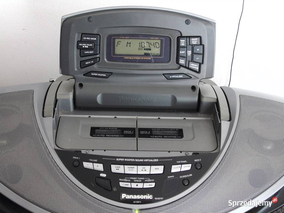 Radio odtwarzacz Panasonic RXED707 radio z CD Radioodtwarzacze Jasło