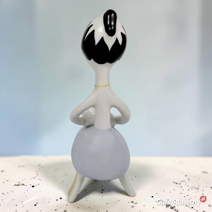 Dziewczynka z kotkiem lalki Szabó Antónia Porcelana i szkło Warszawa sprzedam