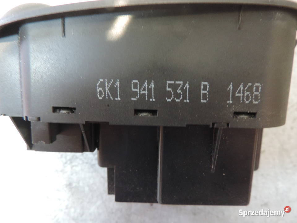 PRZEŁĄCZNIK ŚWIATEŁ SEAT IBIZA 2 6K1941531B Wyposażenie wnętrza Nowy Sącz sprzedam